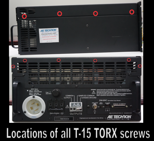 7548 top cover torx screw locations 