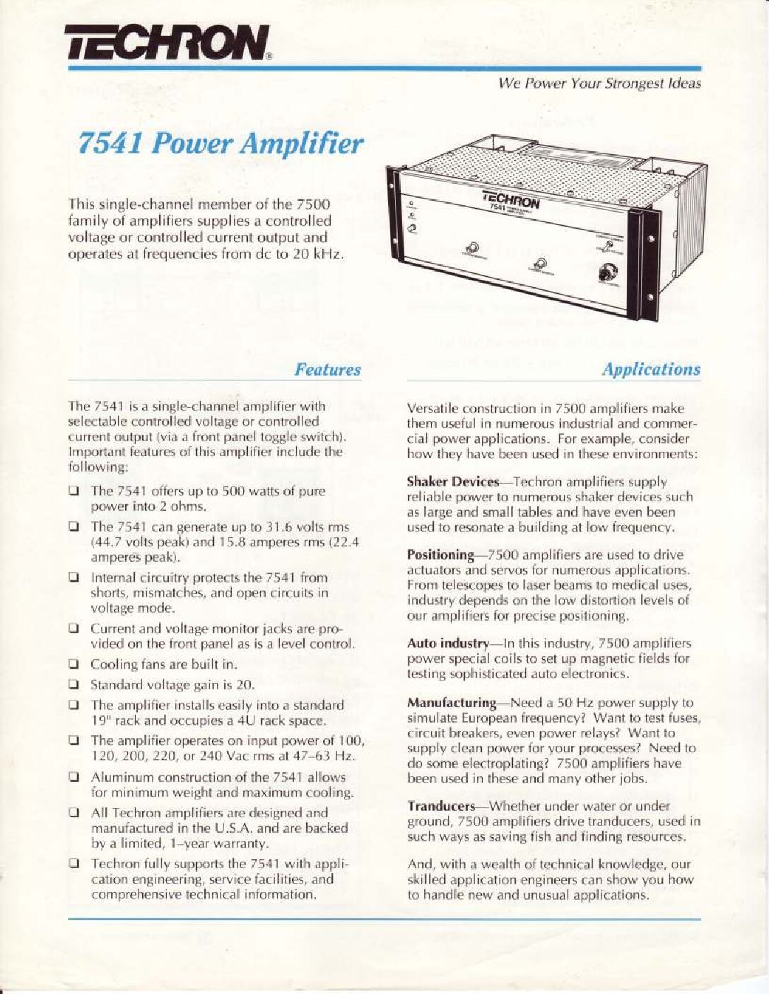 7541 Datasheet