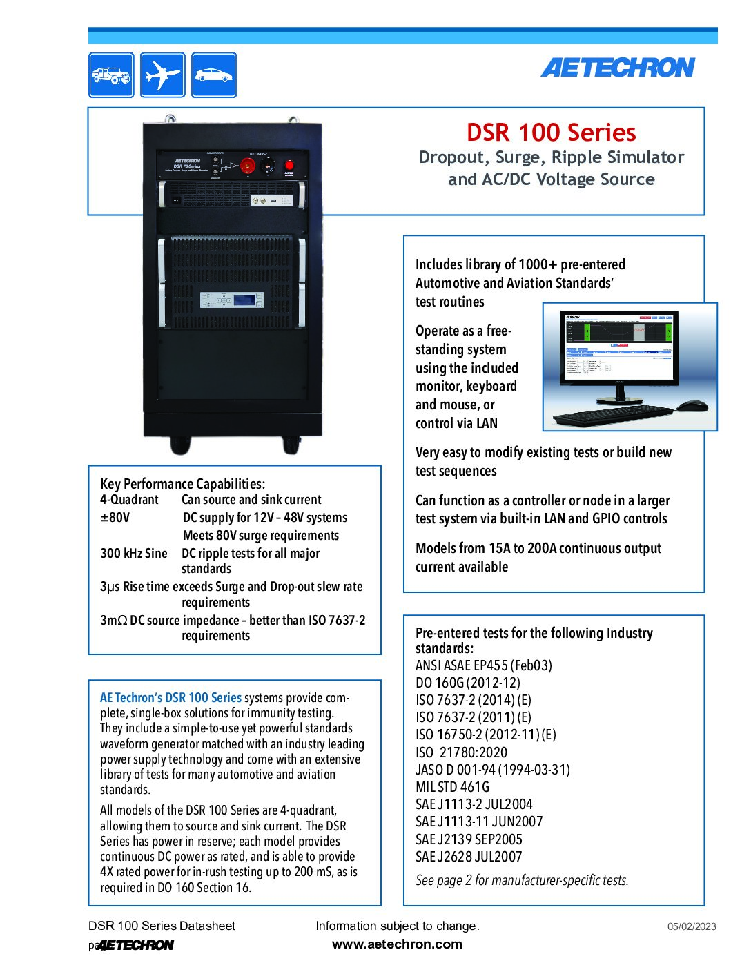 DSR 100-50 Datasheet