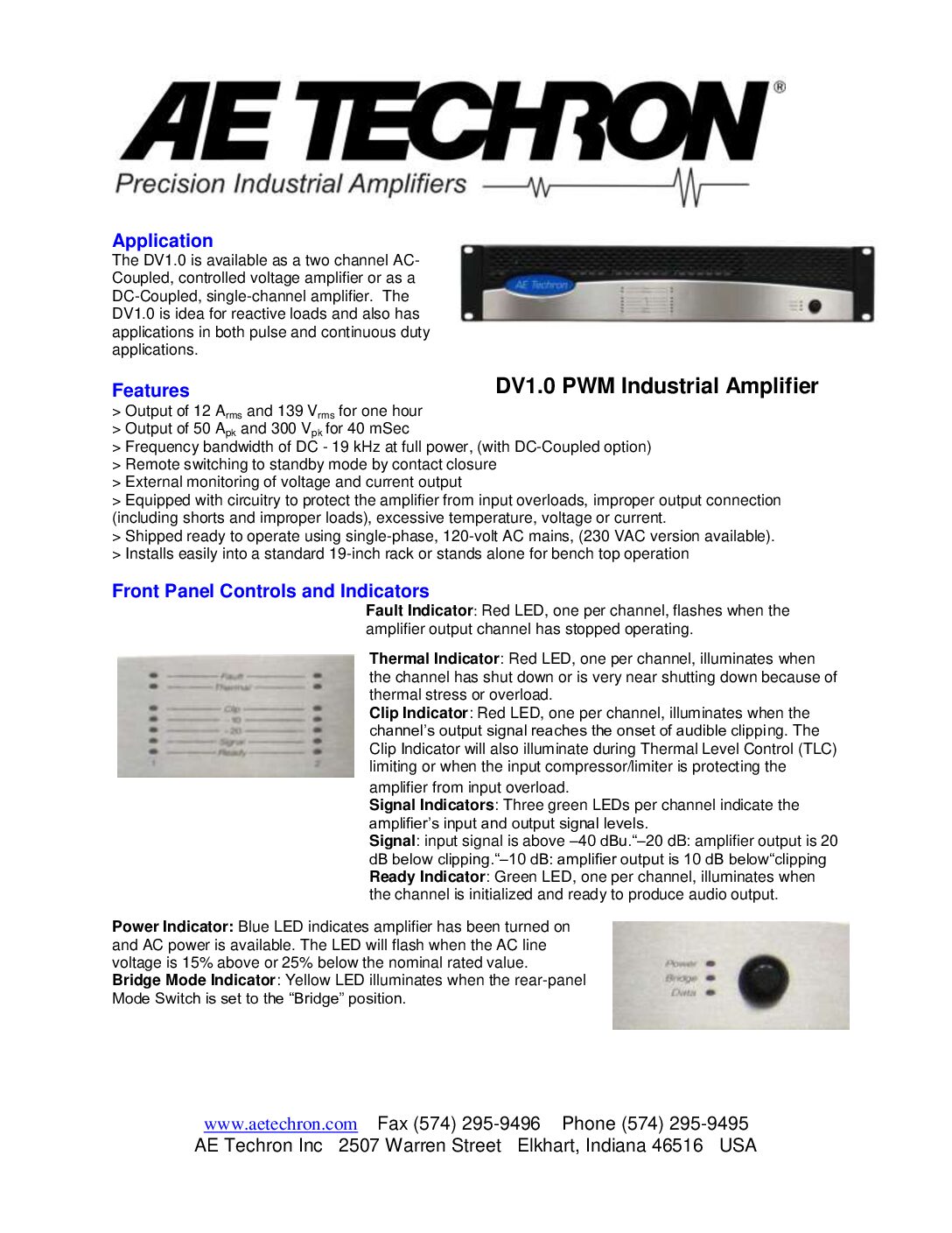 DV1.0 Datasheet