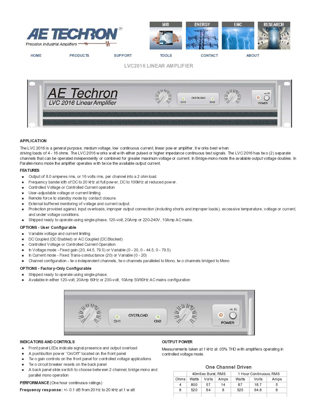 LVC2016 Datasheet